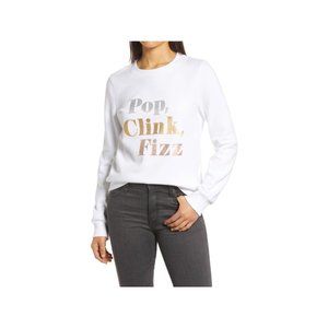 Pop Fizz Clink Graphic Sweatshirt NEW WITH TAGS